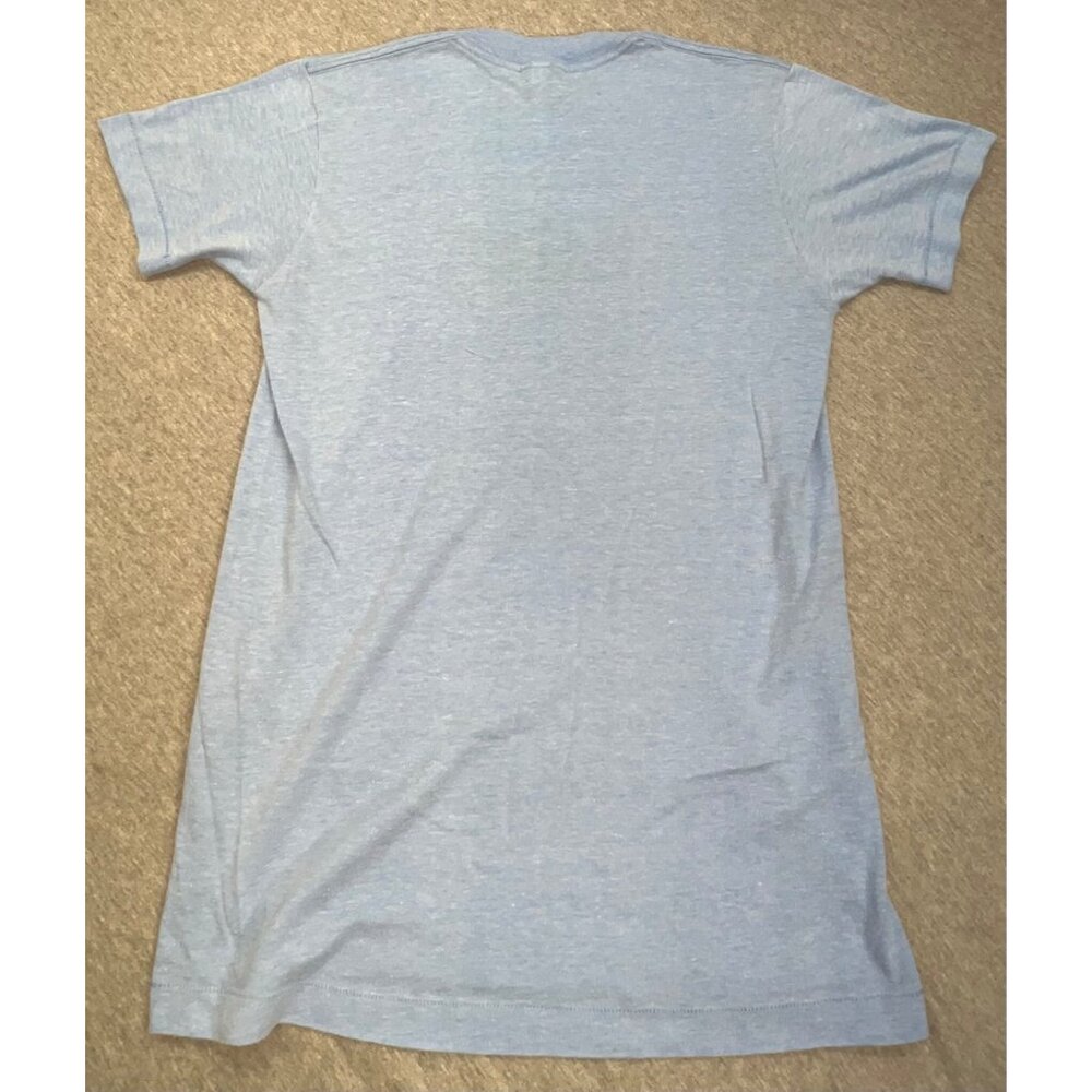 Vintage 1984 Nike Humana Rocket City Marathon Blue Graphic T-Shirt Mens M - Picture 2 of 9